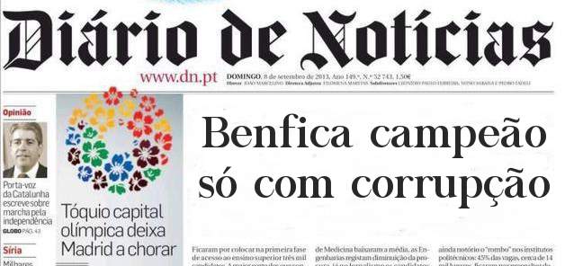 Benfica campeão só com corrupção