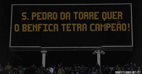 S. Pedro da Torre quer o Benfica Tetra Campeão!