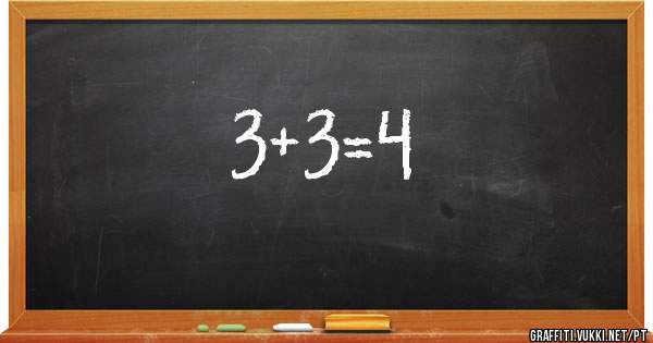 3+3=4