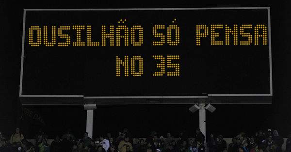Ousilhão só  pensa no 35 