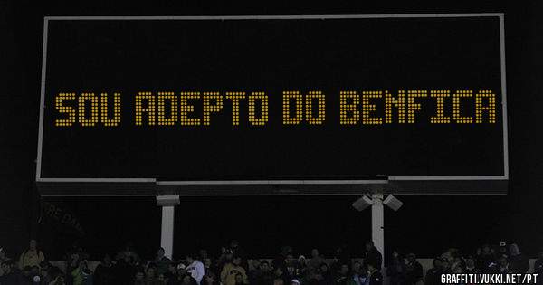 sou adepto do benfica