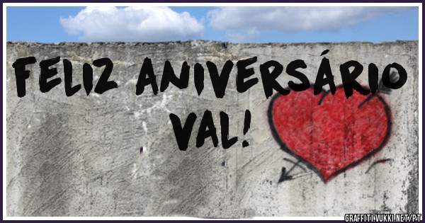feliz aniversário      val!