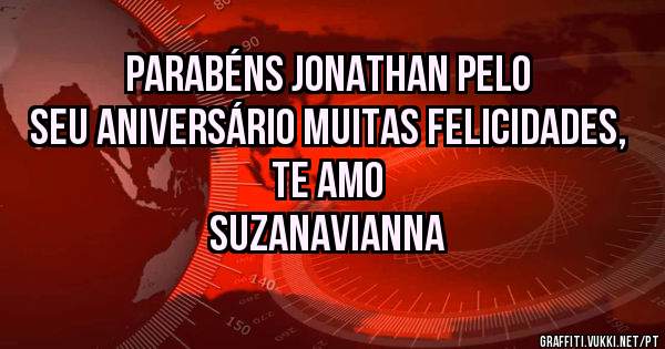 Parabéns Jonathan pelo seu aniversário muitas felicidades, te amo
Suzanavianna
