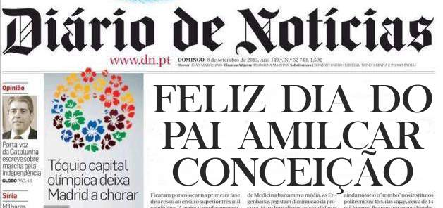 FELIZ DIA DO PAI AMILCAR CONCEIÇÃO