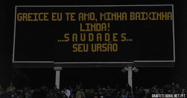 GREICE EU TE AMO, MINHA BAIXINHA LINDA! 

...S A U D A D E S... 

SEU URSÃO