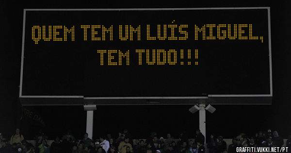 Quem tem um Luís Miguel, tem tudo!!!
