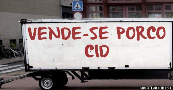 VENDE-SE PORCO CID