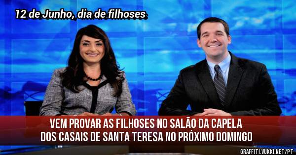 Vem provar as filhoses no salão da capela dos Casais de Santa Teresa no próximo domingo