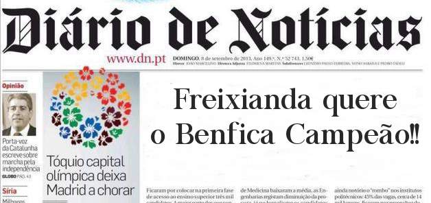 Freixianda quere o Benfica Campeão!! 