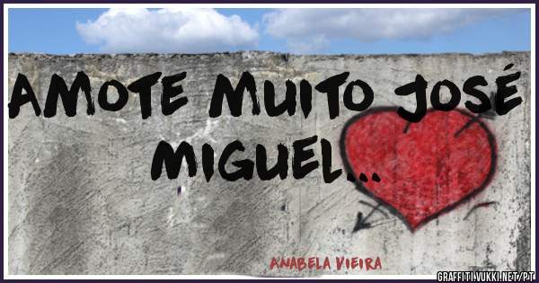 Amote muito José Miguel...