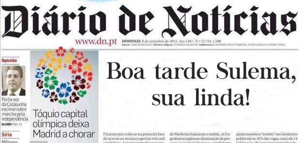 Boa tarde Sulema, sua linda!