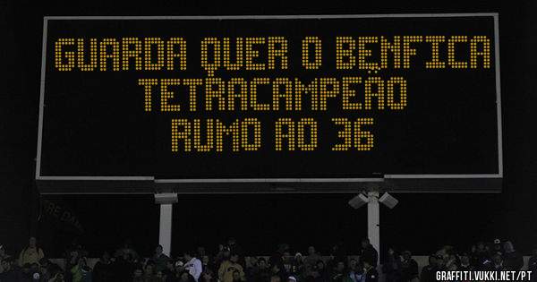 Guarda quer o Benfica tetracampeão
Rumo ao 36