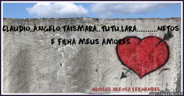 Claudio..Ângelo.taismara..tutu.lara...........netos e filha meus amores