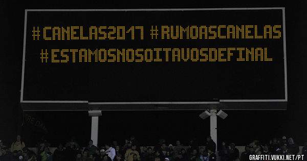 #canelas2017 #rumoascanelas 
#estamosnosoitavosdefinal