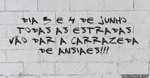 Dia 3 e 4 de Junho todas as estradas vão dar a Carrazeda de Ansiaes!!!