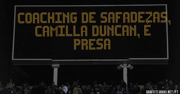 Coaching de safadezas, 
Camilla Duncan, é presa