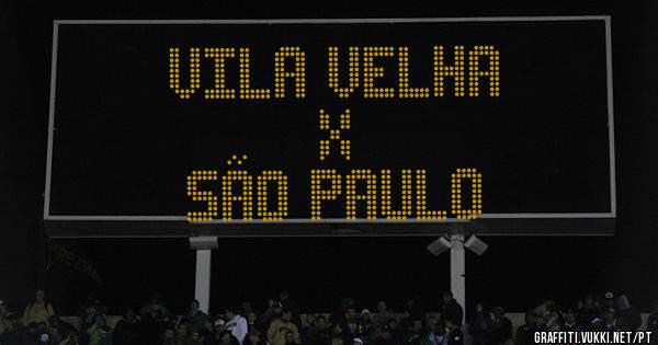 VILA VELHA
X
SÃO PAULO
