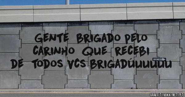 Gente  brigado pelo  carinho  que  recebi  de  todos vcs brigadúuuuuu