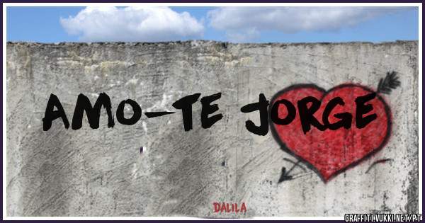 Amo-te jorge