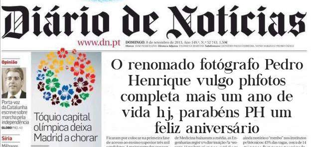 O renomado fotógrafo Pedro Henrique vulgo phfotos completa mais um ano de vida hj, parabéns PH um feliz aniversário 