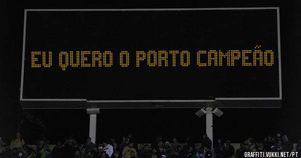 Eu quero o Porto campeão