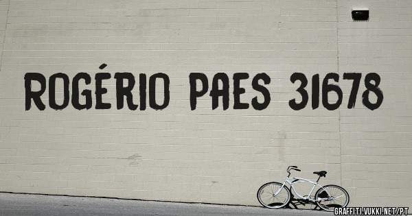 Rogério Paes 31678