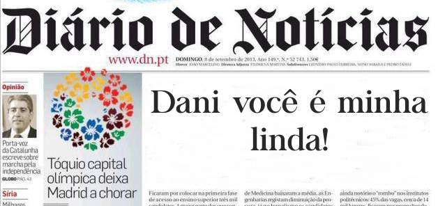 Dani você é minha linda!