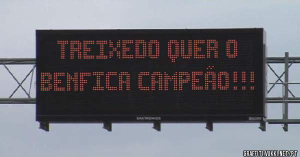 Treixedo quer o Benfica campeão!!!
