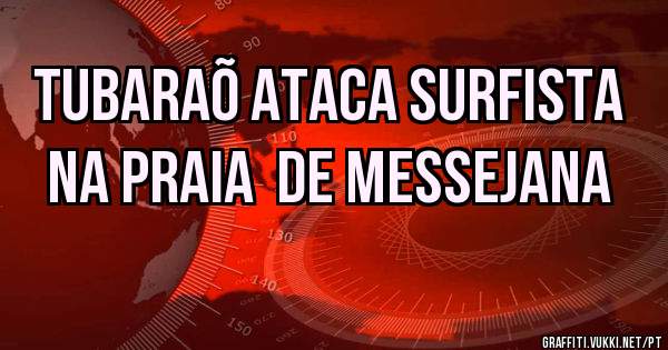 tubaraõ ataca surfista   na praia  de messejana
