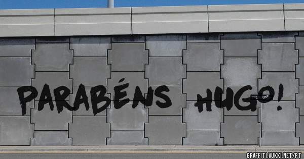 Parabéns  HUGO!