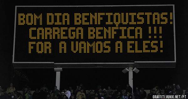 Bom dia Benfiquistas!
CARREGA BENFICA !!!
Força vamos a eles!