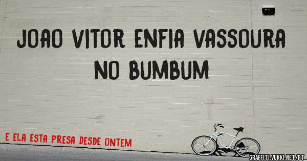 joao vitor enfia vassoura no bumbum