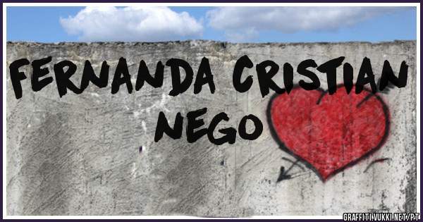 Fernanda cristian nego 