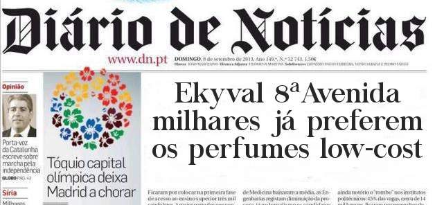Ekyval 8ªAvenida
milhares já preferem os perfumes low-cost
