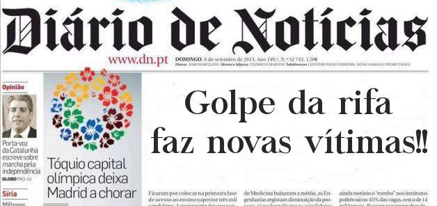 Golpe da rifa faz novas vítimas!!