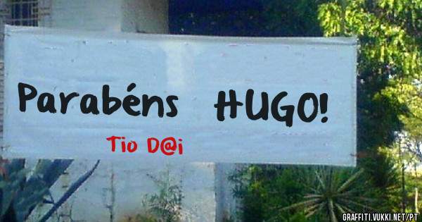 Parabéns  HUGO!