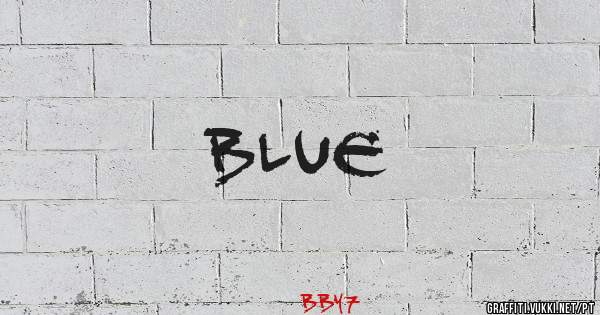blue