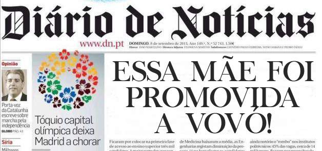 ESSA MÃE FOI PROMOVIDA A VOVÓ!