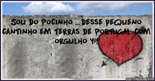 Sou do Pocinho ...desse pequeno cantinho em terras de Portugal..com orgulho ❤