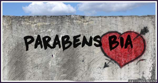 Parabens bia