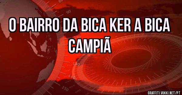 O bairro da bica ker a Bica campiã
