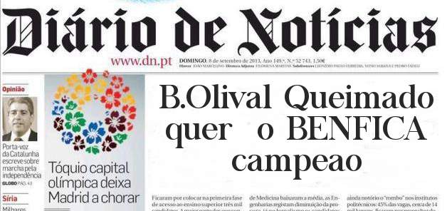 B.Olival Queimado quer  o BENFICA campeao

