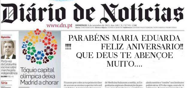 PARABÉNS MARIA EDUARDA !!!!           FELIZ ANIVERSARIO!!
QUE DEUS TE ABENÇOE MUITO....
