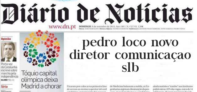 pedro loco novo diretor comunicaçao slb