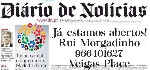 Já estamos abertos!

Rui Morgadinho
966401627

Veigas Place