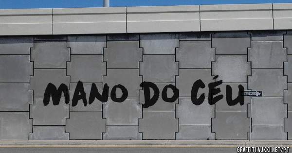 Mano do céu