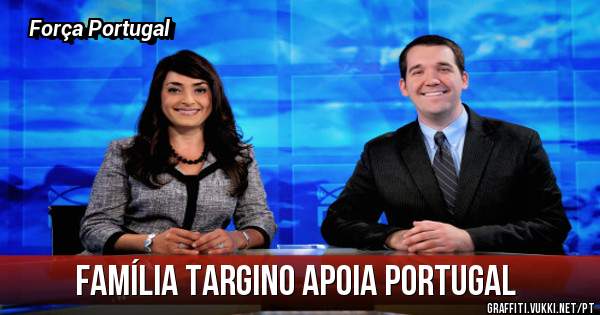 Família Targino apoia Portugal 