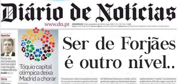 Ser de Forjães é outro nível..