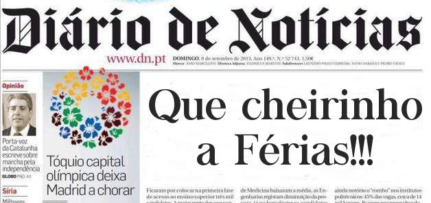 Que cheirinho a Férias!!!