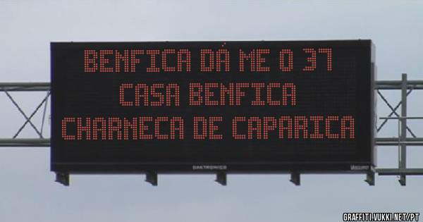 BENFICA DÁ ME O 37
Casa Benfica 
Charneca de Caparica 